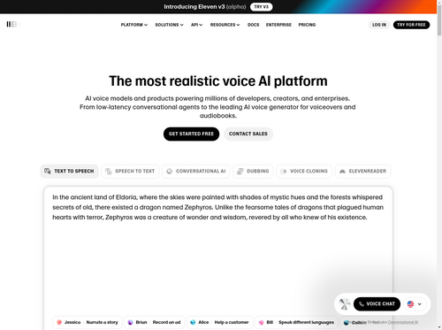 ElevenLabs AI AI工具Logo - 语音生成与转换