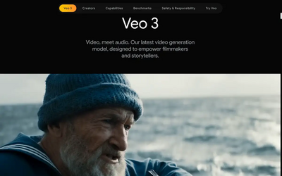 Veo 3 AI工具Logo - AI Video Generation & Processing